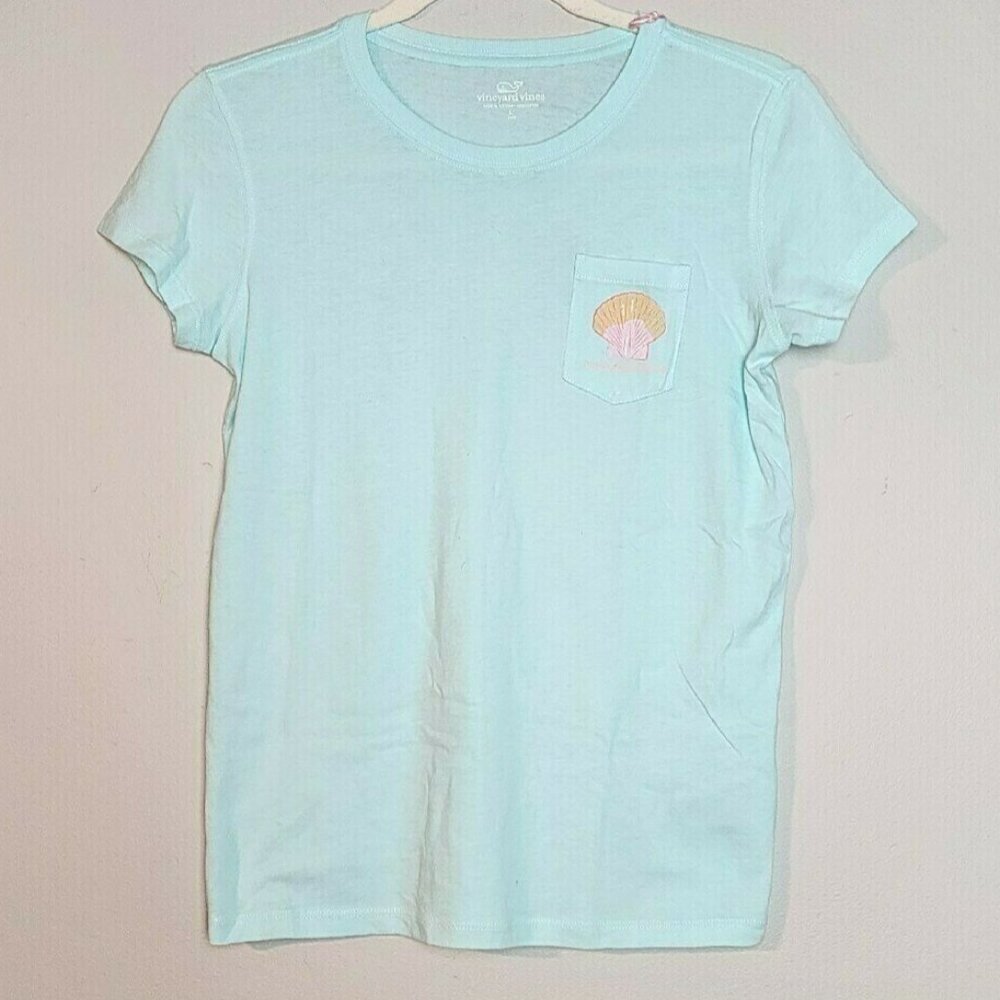 Vineyard Vines Girl t shirt Seashells size 14 / L